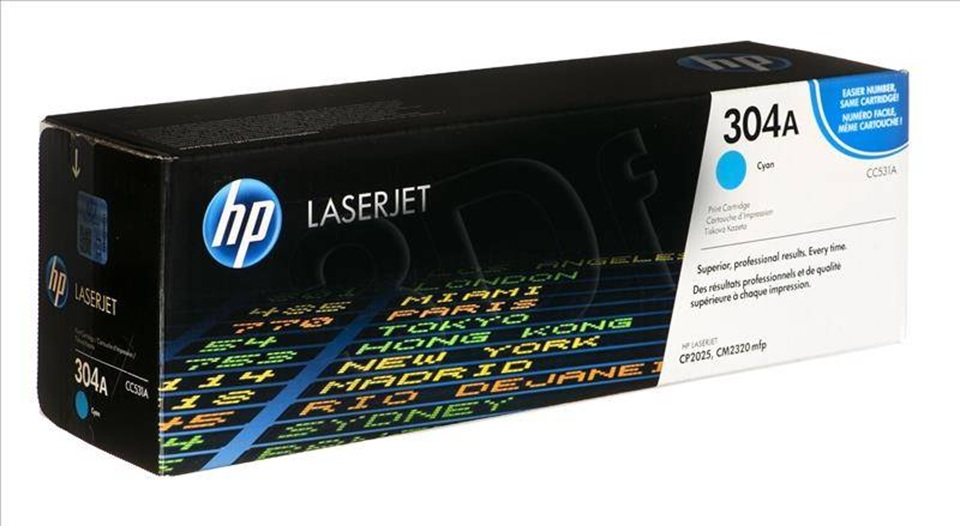 CC531A(D) HP304A CYAN TONER 2800P LJ CP2025/CM2320mfp