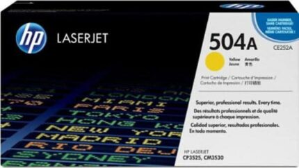 CE252A(D) HP504A HP YELLOW TONER LJ CM3530 mfp/CP3525n/CP3525x/CP3525dn/CM3530f