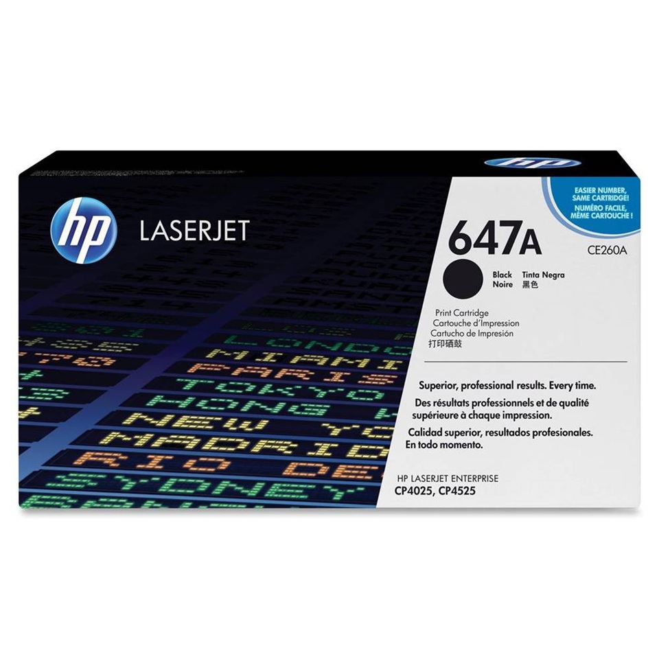 CE260A(D) HP647A BLACK TONER 8500P CP4025/4525