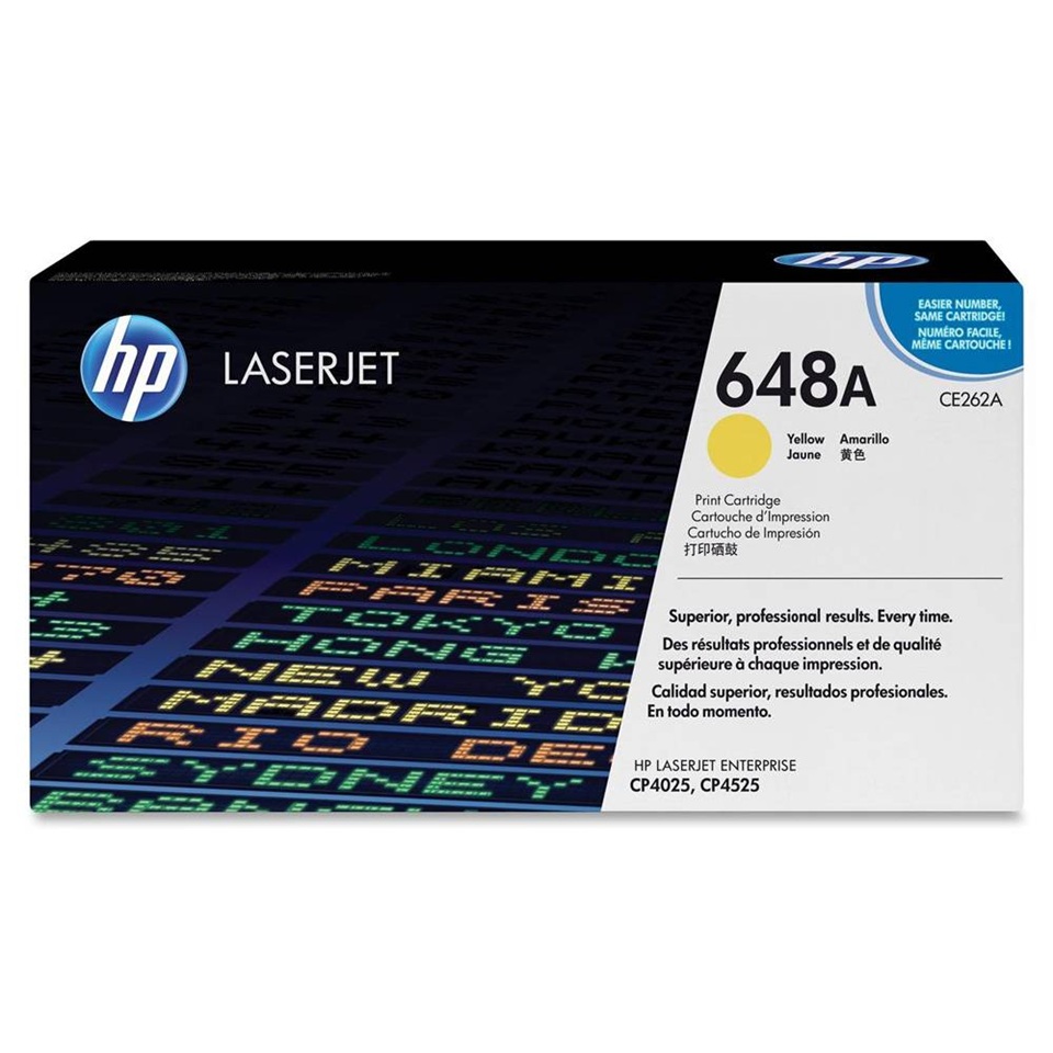 CE262A(D) HP648A YELLOW TONER 11000P LJ CP4025/4525 CE262A(D) HP648A YELLOW TONER 11000P LJ CP4025/4525