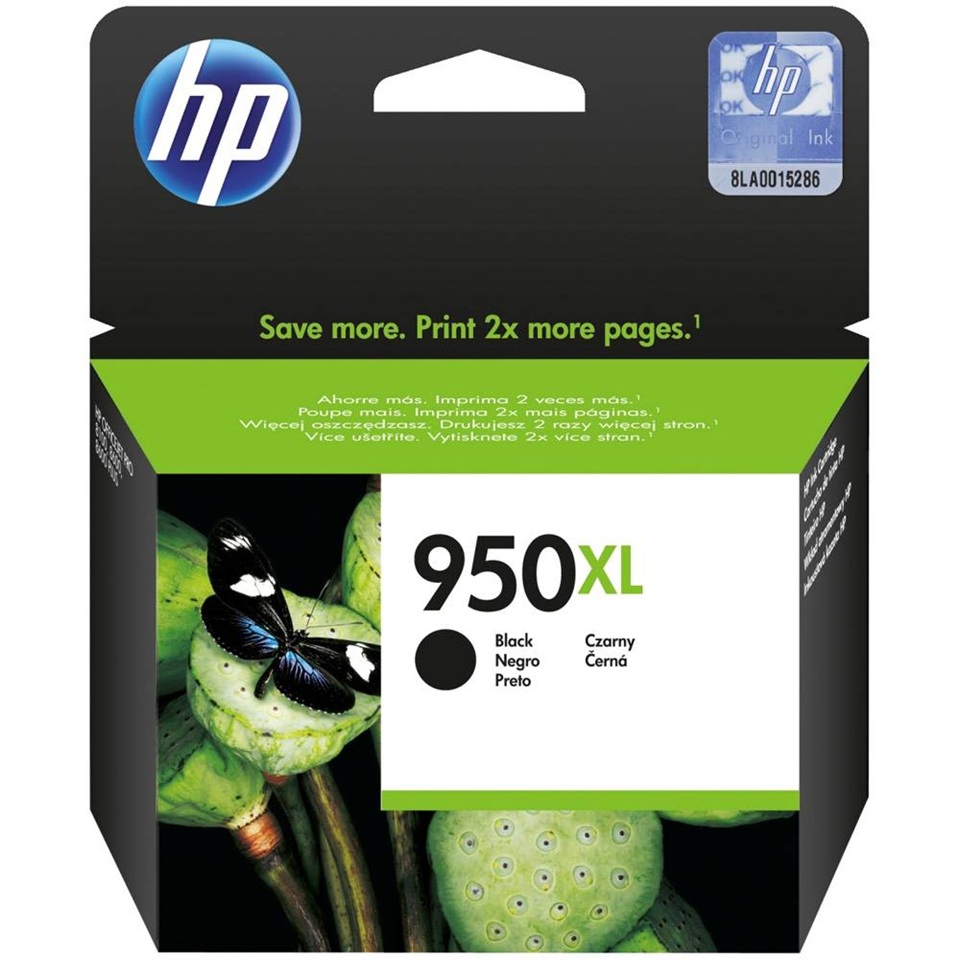 CN045AE HP950XL BLACK INK 2300P OJ 8100/8600/8600 PLUS