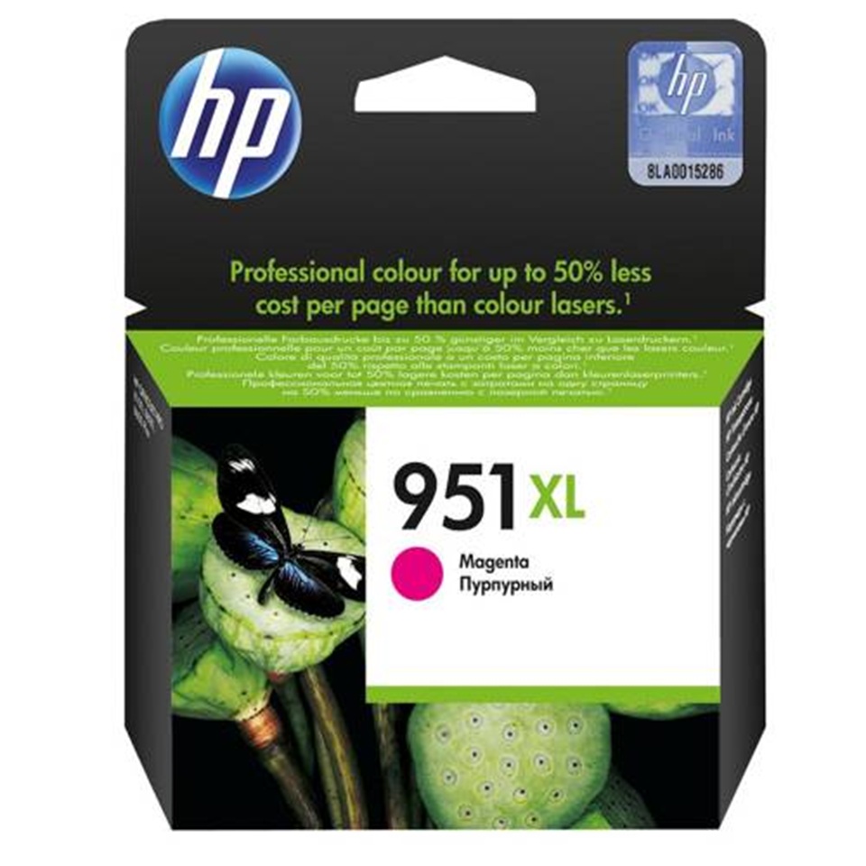 CN047AE HP951XL MAGENTA INK 1500P OJ 8100/8600/8600 PLUS