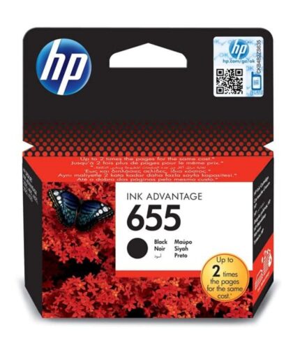 CZ109AE HP655 BLACK INK DJ 3235/4615/4625/5525/6525