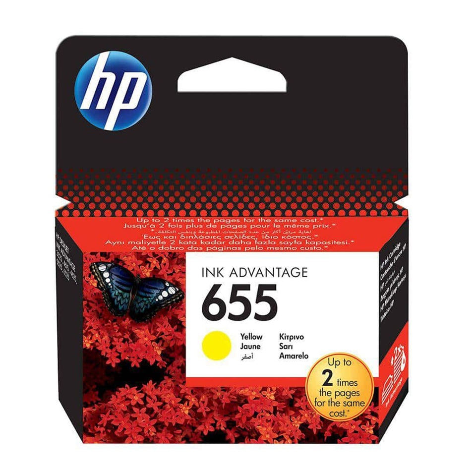 CZ112AE HP655 YELLOW INK DJ 3525/4615/4625/5525/6525