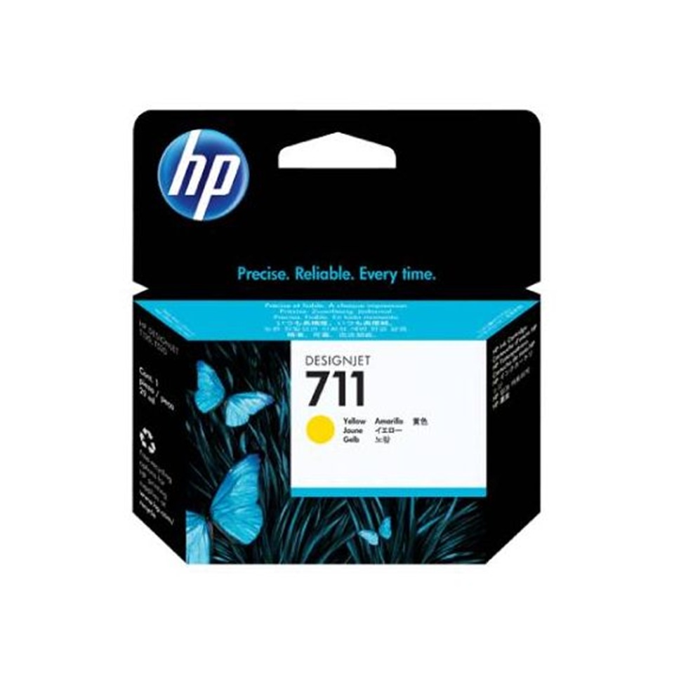 CZ132A HP711 YELLOW INK 29ml DJ T120/T520