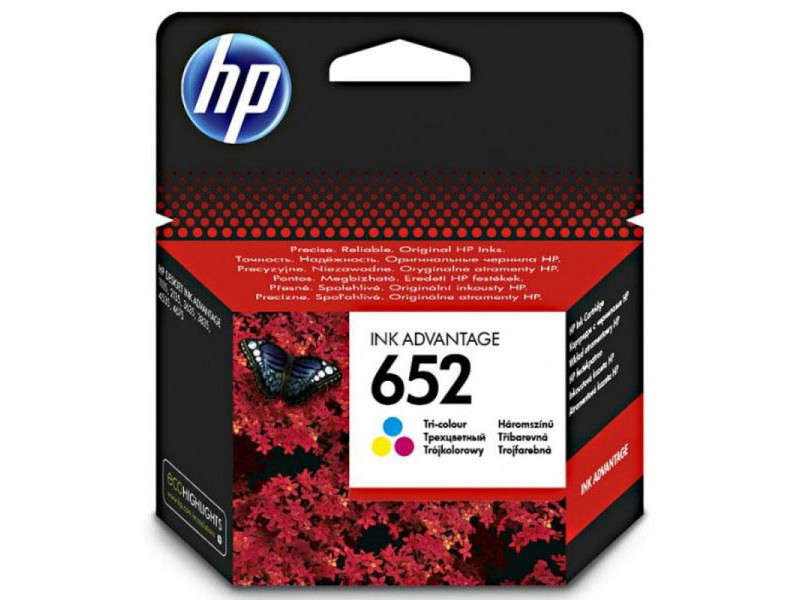 F6V24AE HP652 TRICOLOUR INK 200P DJ 1115/2135/3635/3835/4535/4675