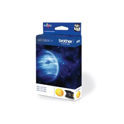 LC1280XLY (S) BROTHER YELLOW INK 1200P HIGH YIELD MFCJ5910/6510/6710/6910