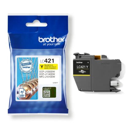 LC421Y (S) Yellow ink cartridge 200 pages MFC-J1010DW