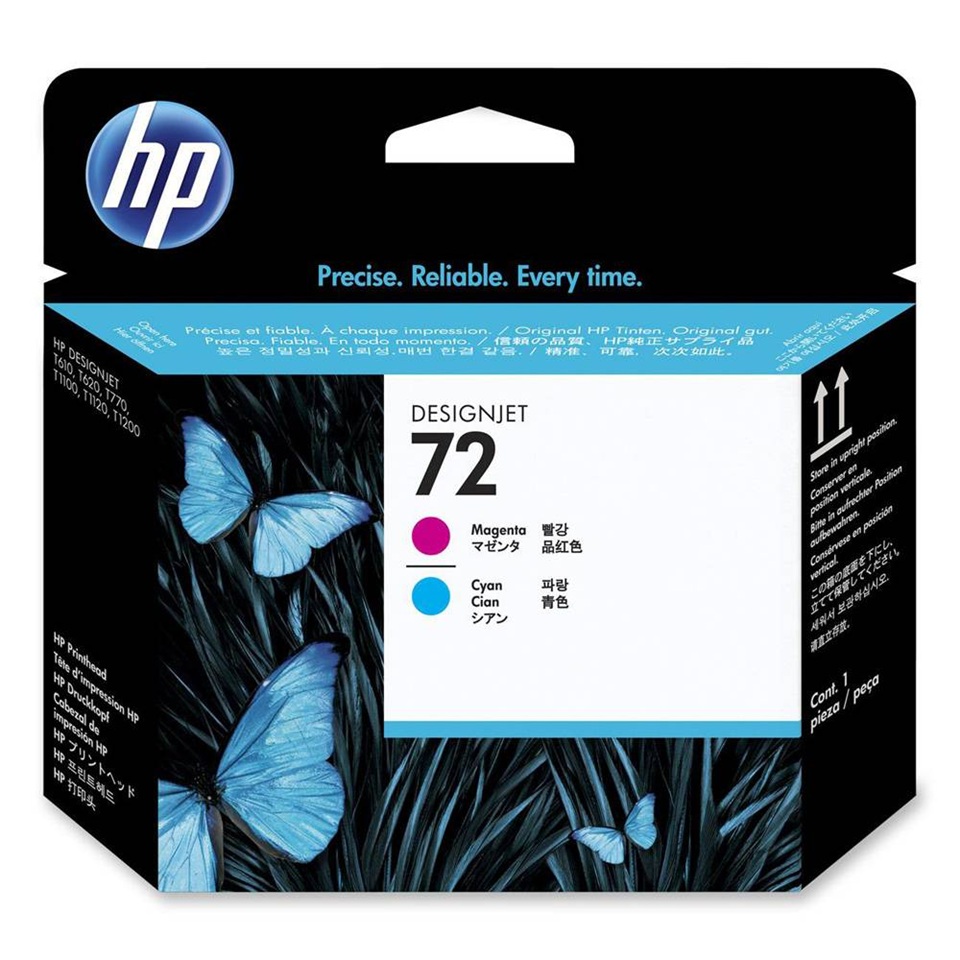 C9383A HP72 PRINTHEAD MAGENTA & CYAN T610/620/770/790/1100/1120/1200/1300/2300