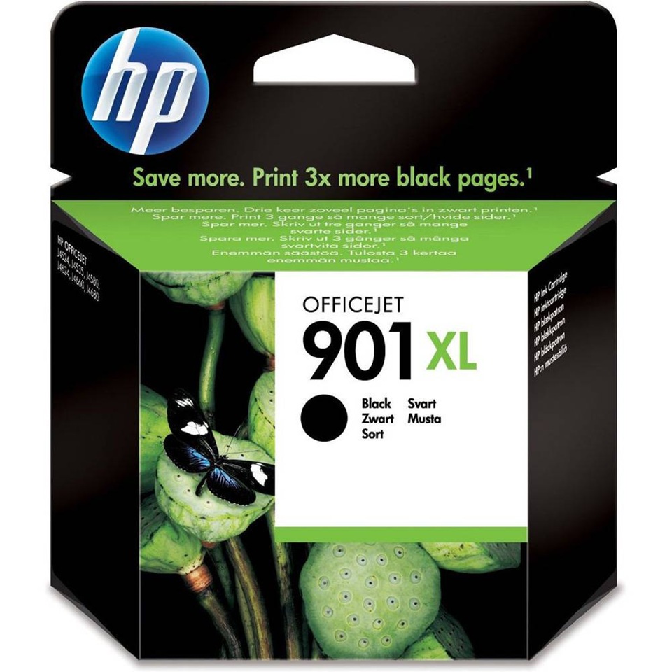 CC654AE HP901XL BLACK INK 700P OJ 4500 G510/J4524/J4535/J4540